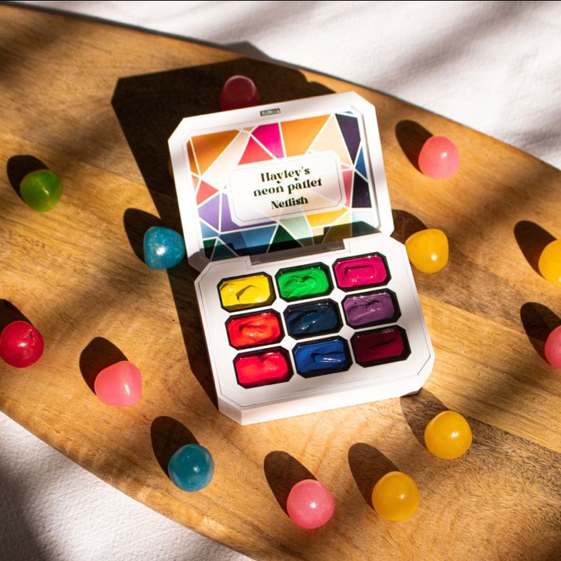 Painting/pat pallet Hayley neon