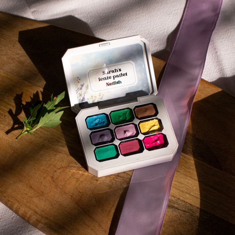 Painting/pat pallet Sarah's lente