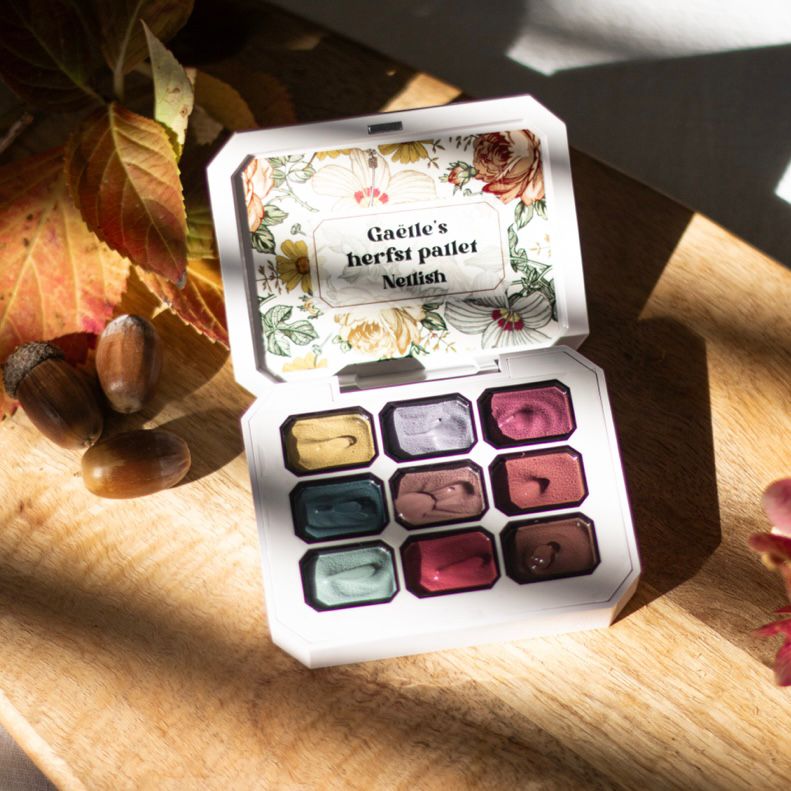 Painting/pat pallet Gaëlle's herfst