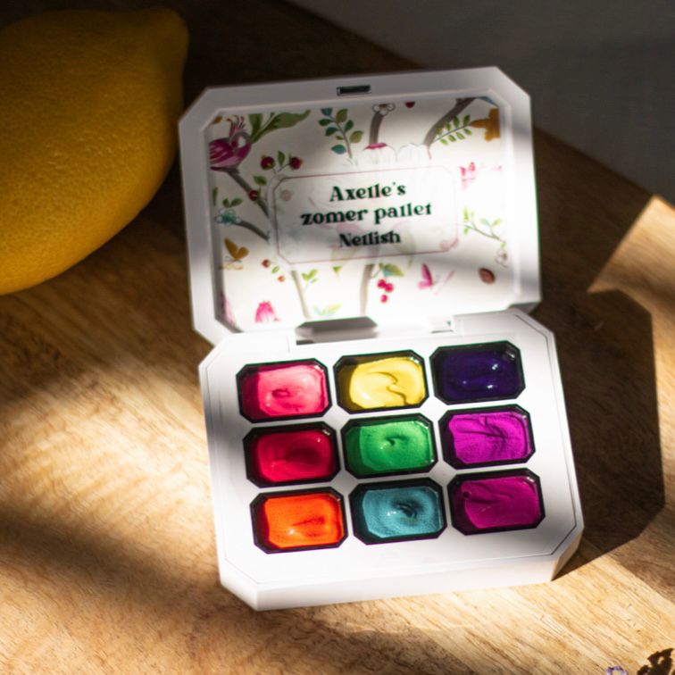 Painting/pat pallet Axelle's zomer