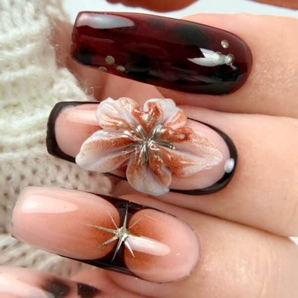 3D sculpting & watercolor nail art class