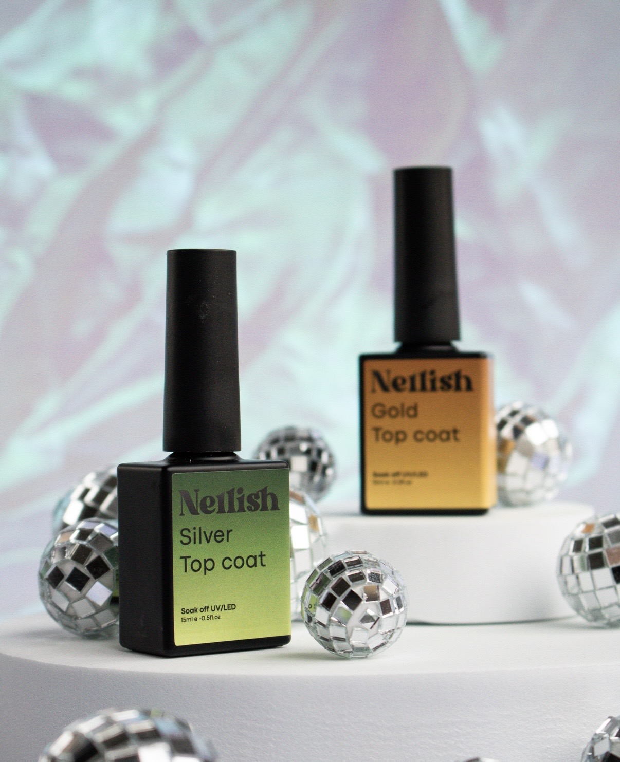 Silver top coat - Afbeelding 2