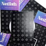 Nail art Sjabloon sticker sneeuwvlok