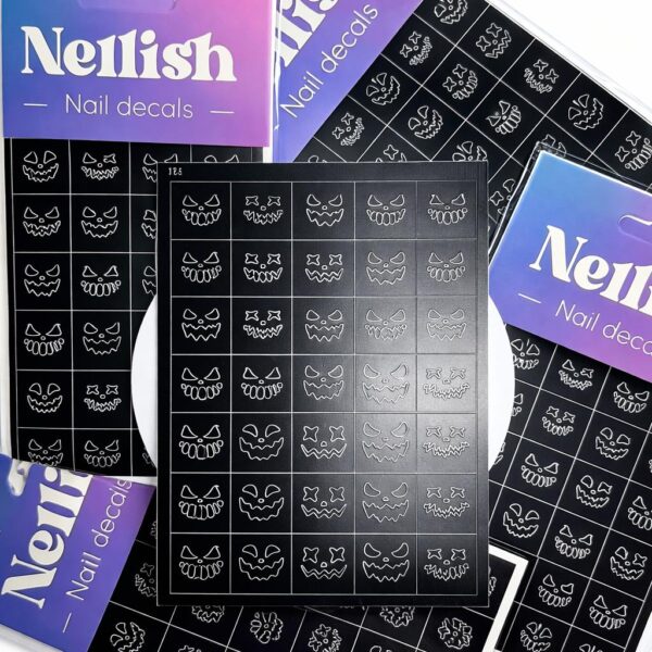 Nail art Sjabloon sticker halloween
