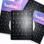 Nail art Sjabloon sticker fonkel ster