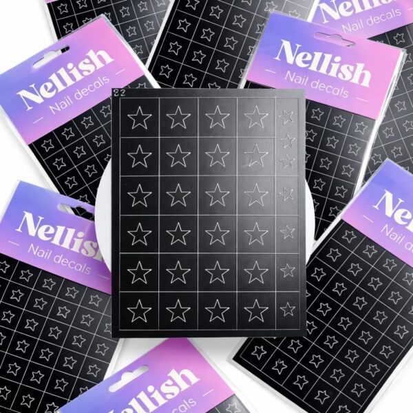 Nail art Sjabloon sticker ster