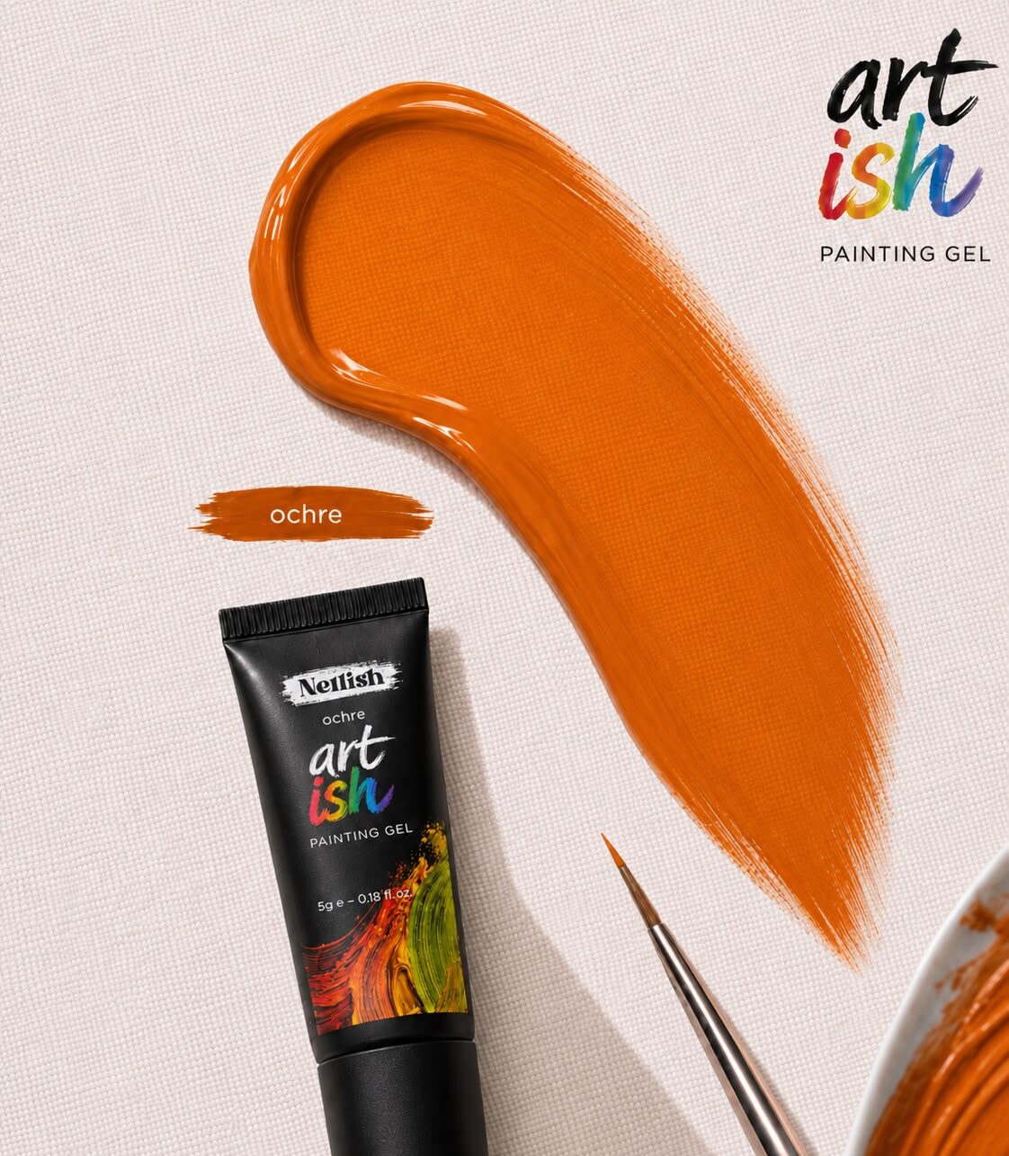 Art-ish painting gel Ochre