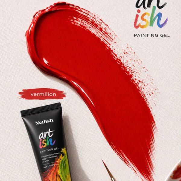 Art-ish painting gel Vermilion