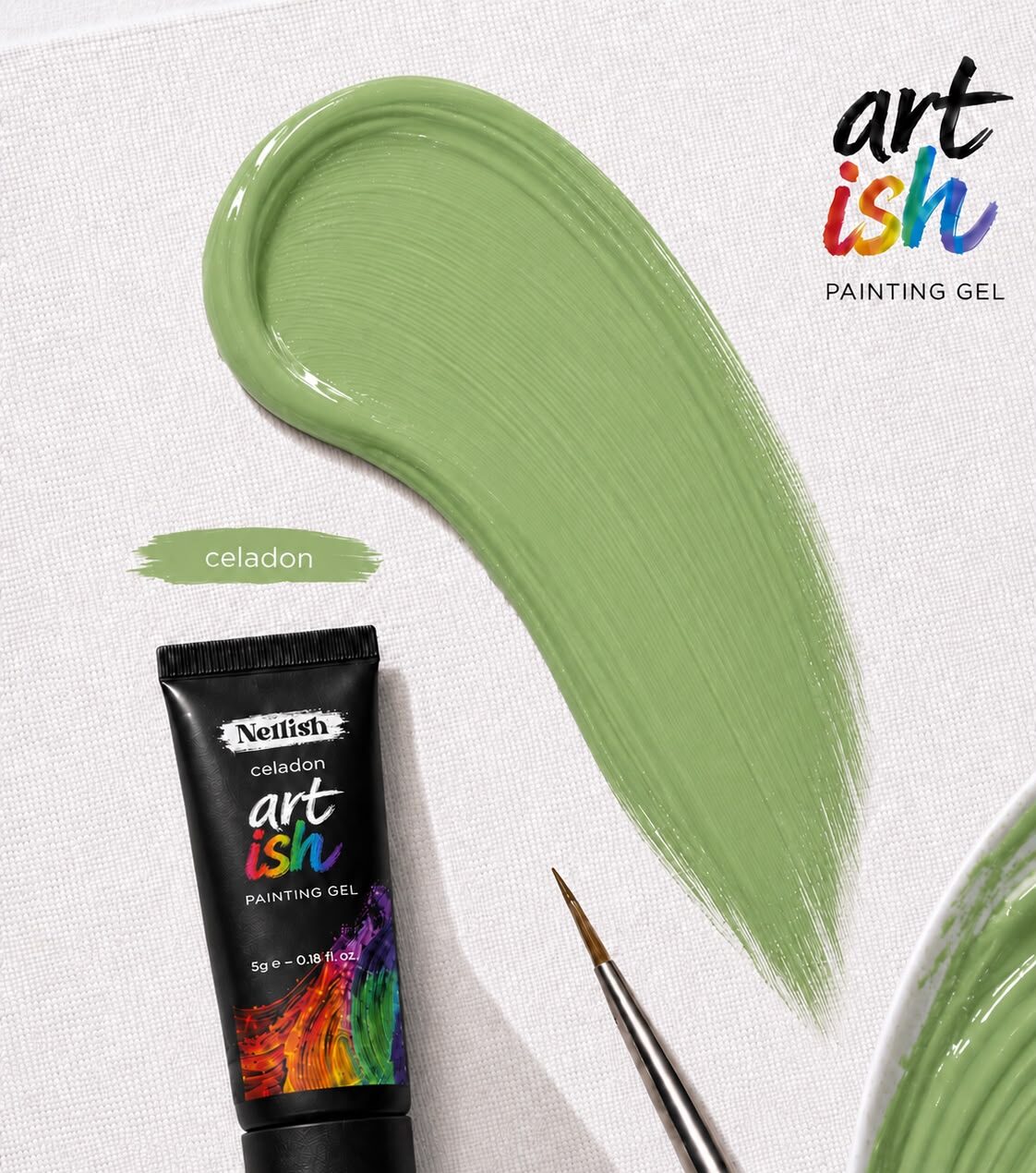 Art-ish painting gel Celadon