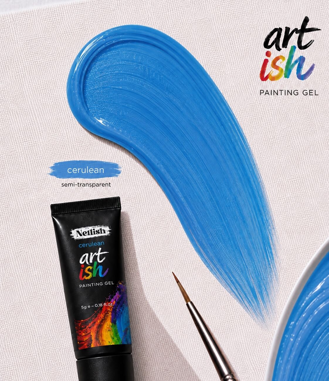 Art-ish painting gel Cerulean ST