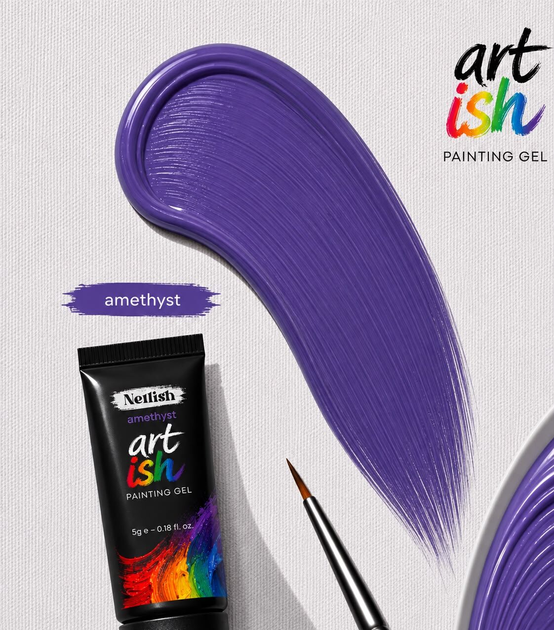 Art-ish painting gel Amethyst