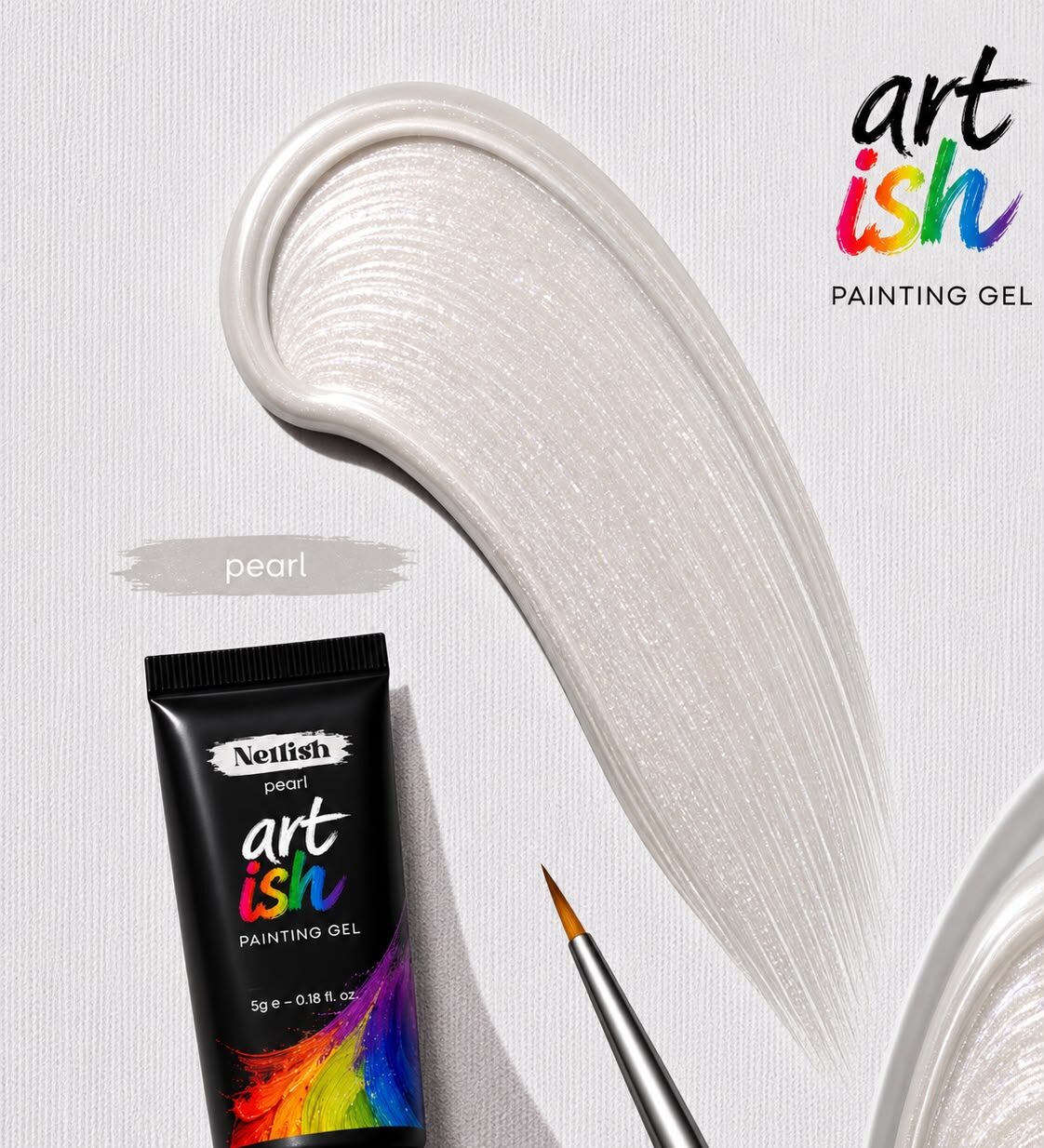 Art-ish painting gel Pearl
