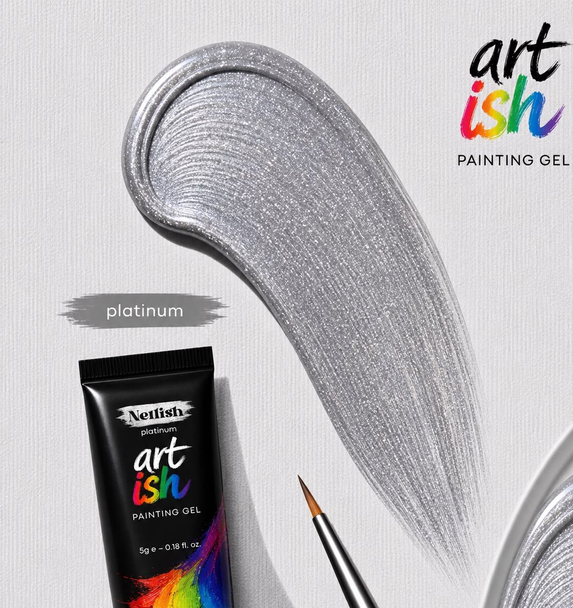 Art-ish painting gel Platinum