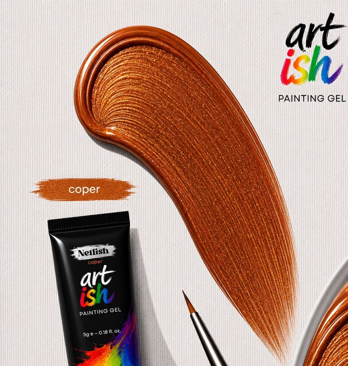 Art-ish painting gel Copper