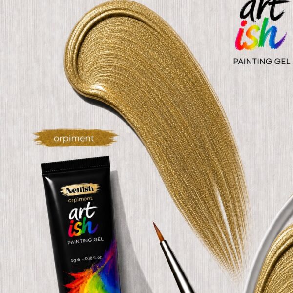 Art-ish painting gel Orpiment