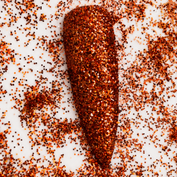 Fijne glitter oranje Nr.19