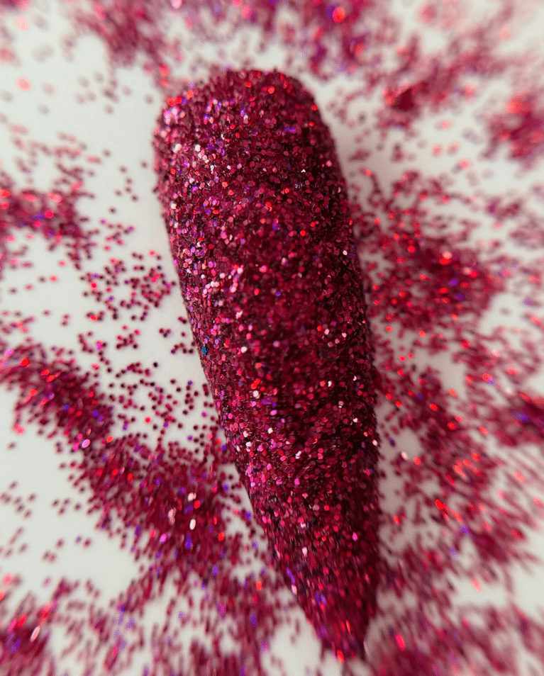 Fijne glitter licht roze Nr.22