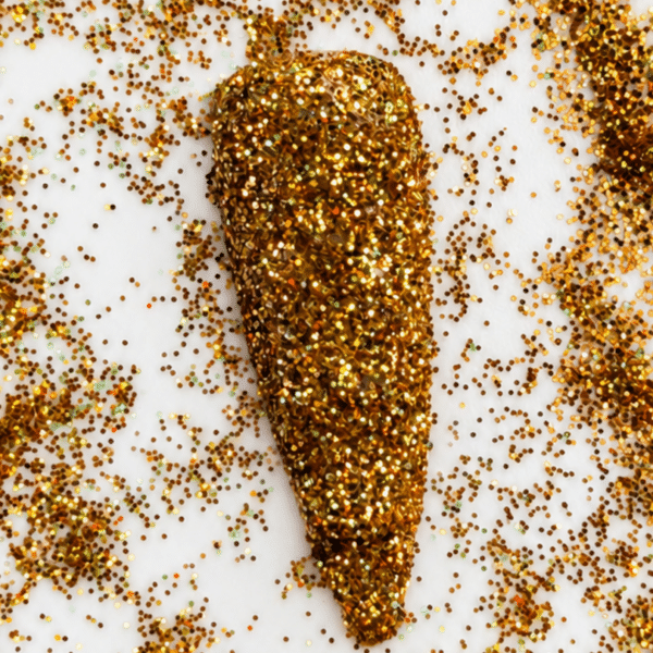 Fijne glitter donker goud Nr.24