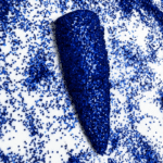 Fijne glitter donker blauw Nr.28