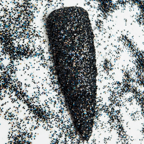 Fijne glitter zwart Nr.32