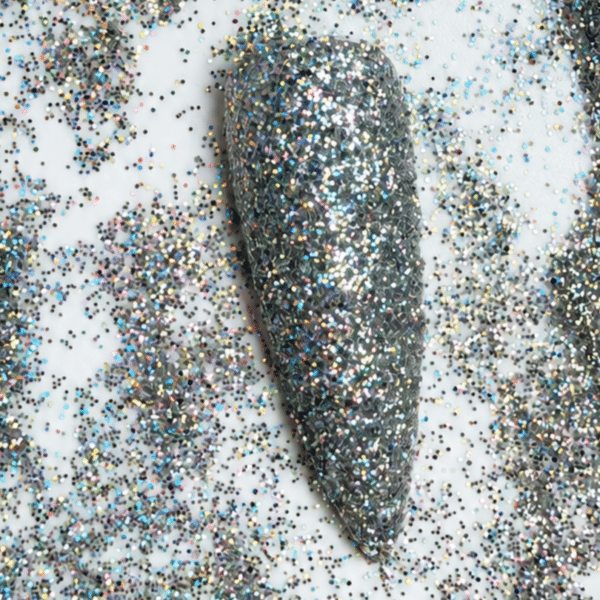 Fijne glitter zilver Nr.31