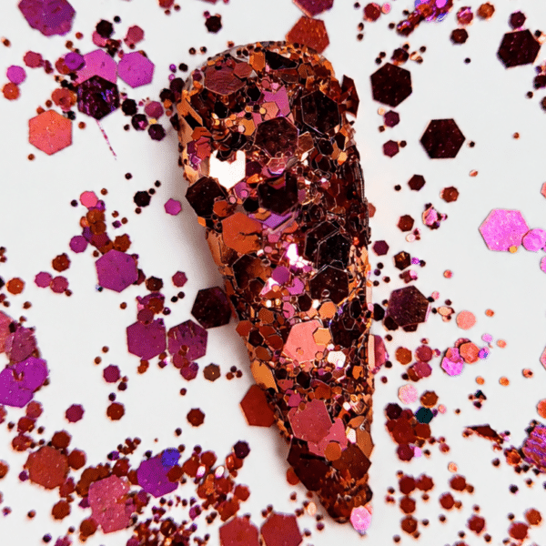 Grove glitter roze Nr.2