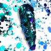 Grove glitter blauw Nr.11